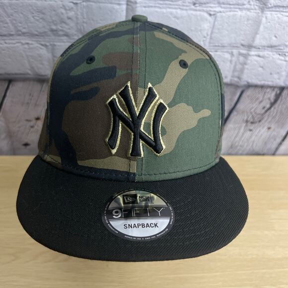 MLB New Era Camouflaged New York Yankees Anniversary Snapback Cap Adjustable - Picture 2 of 13